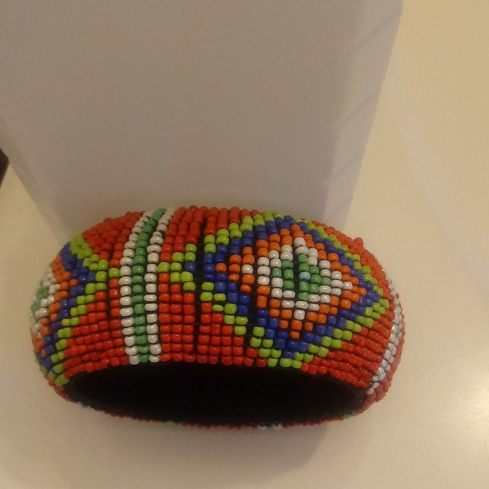 Tribal Aztec inspired Large Bangle